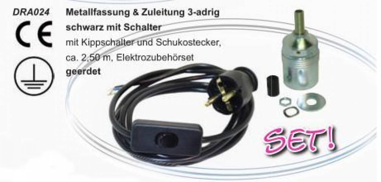Zuleitungen & Fassungen im Set